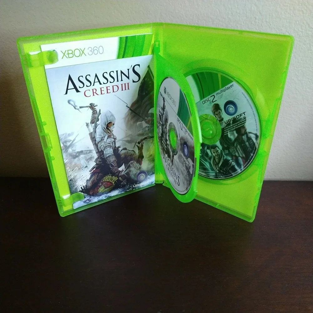 Microsoft Xbox 360 COMPLETE TESTED Assassin's Creed III Platinum Hits Video Game